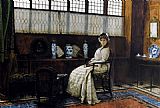 John Atkinson Grimshaw Canvas Paintings - The Cradle Song